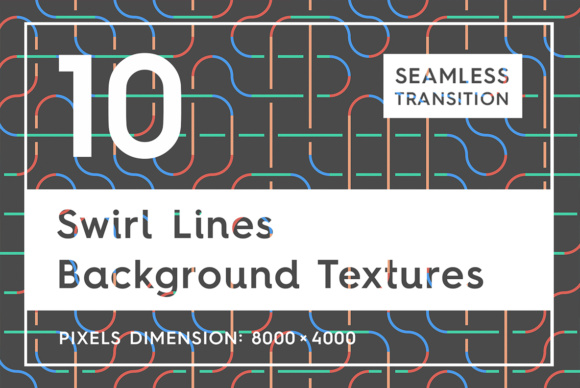10 Swirl Lines Background Textures