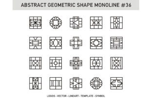 Abstract Geometric Shape Monoline 36: A Strategic Asset for Modern Visual Communication