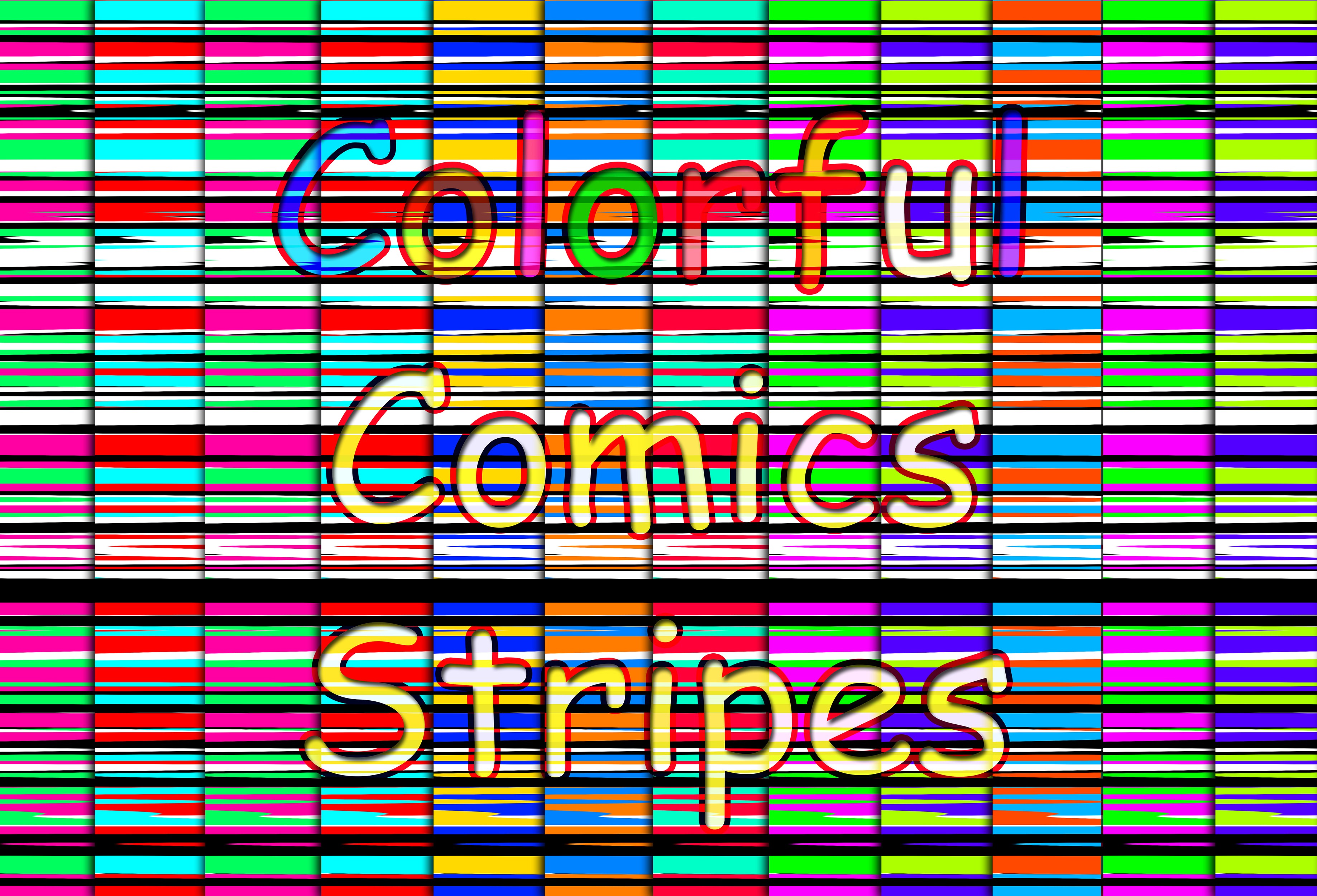 Colorful Comics Stripes