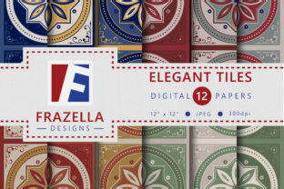 Elegant Tiles Digital Paper Collection