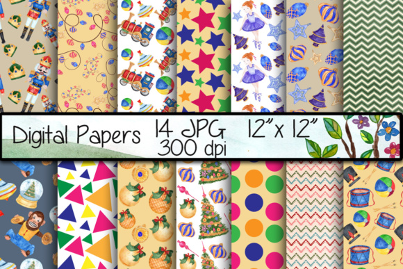 Nutcracker Digital Papers