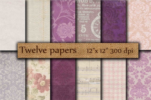 Old Wallpaper Digital: Vintage Style, Instant Download