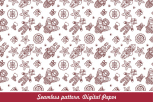 Winter Holiday Digital Scrapbook Paper: Seamless Patterns for Modern Creative Workflows